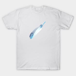 Blue feather T-Shirt